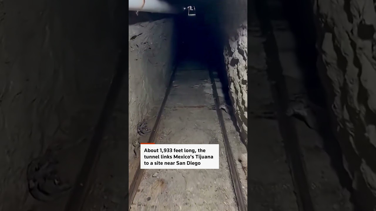 US releases footage of &lsquo;sophisticated&rsquo; Mexico drug tunnel