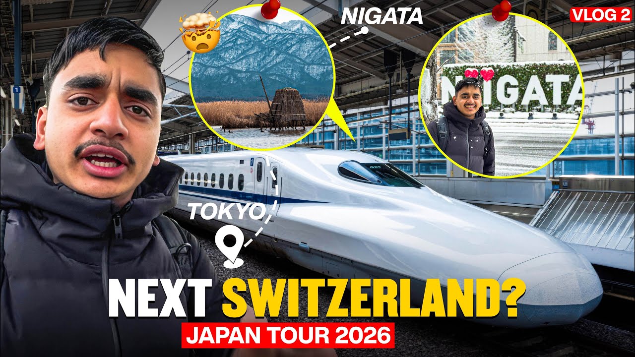 Next Switzerland? 😱 | Tokyo to Niigata Bullet Train 🇯🇵