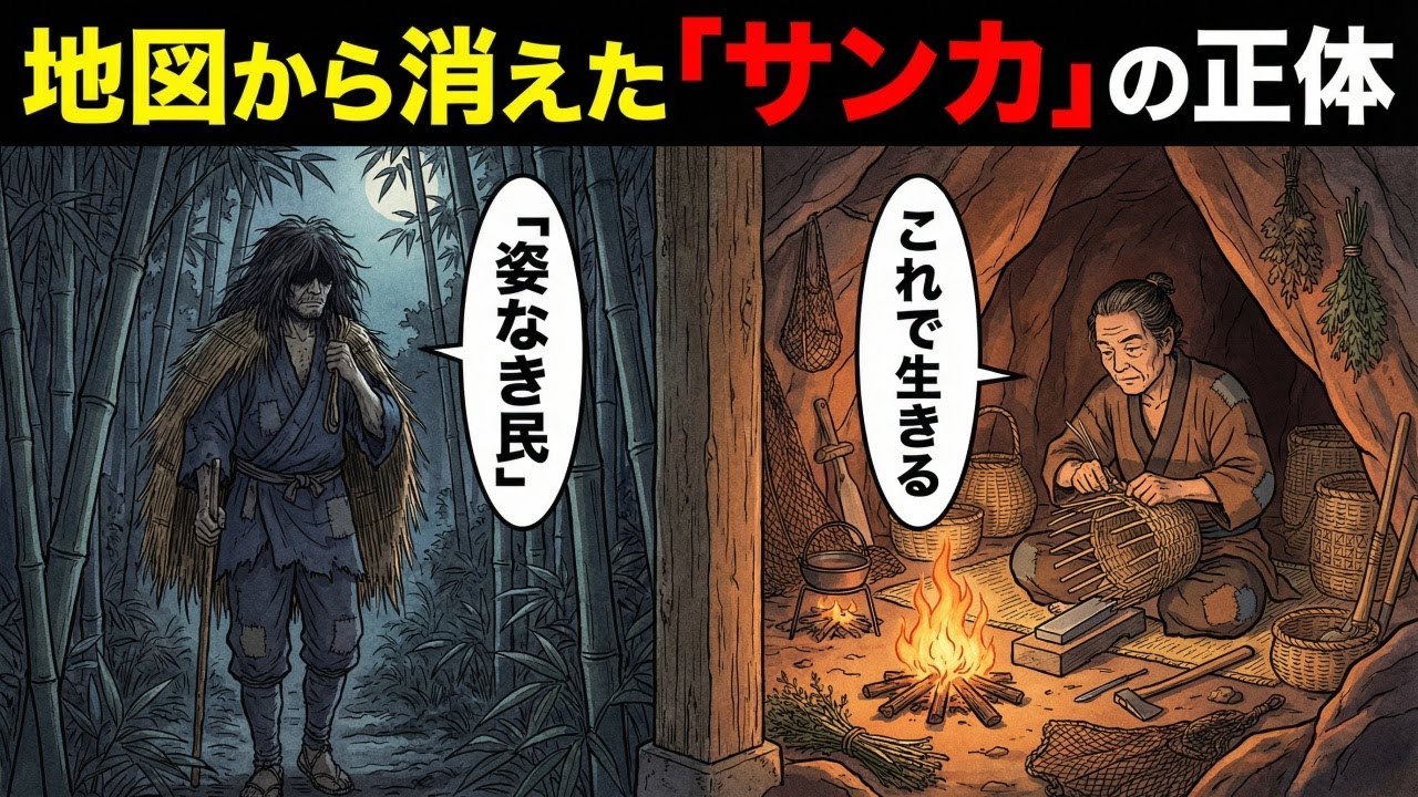 【閲覧注意】地図から消された村「サンカ」。歴史が触れたがらない日本古来の放浪民の正体