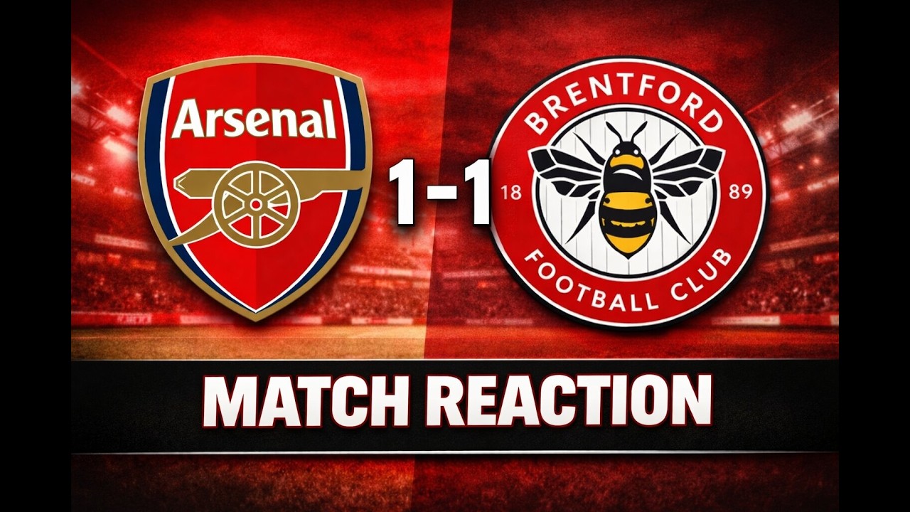 CALMA... WE WILL WIN THIS LEAGUE | BRENTFORD 1-1 ARSENAL REACTION