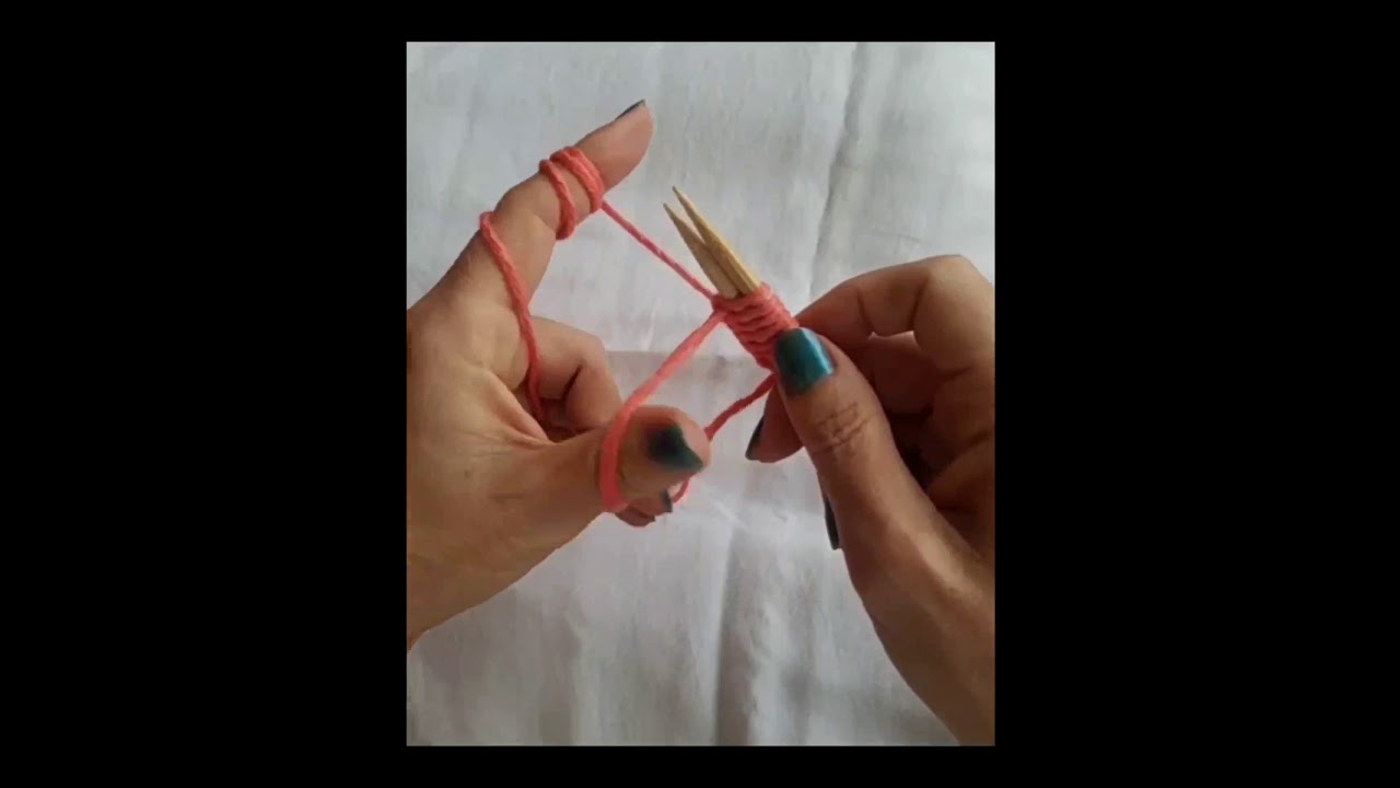 Плетиво за начинаещи - заплитане, права плетка / knitting for beginners - cast on, knit, pearl