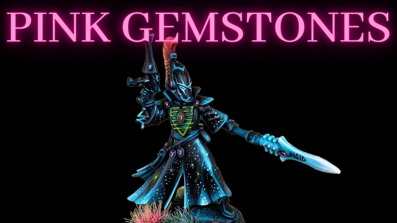 How to Paint PINK GEMSTONES