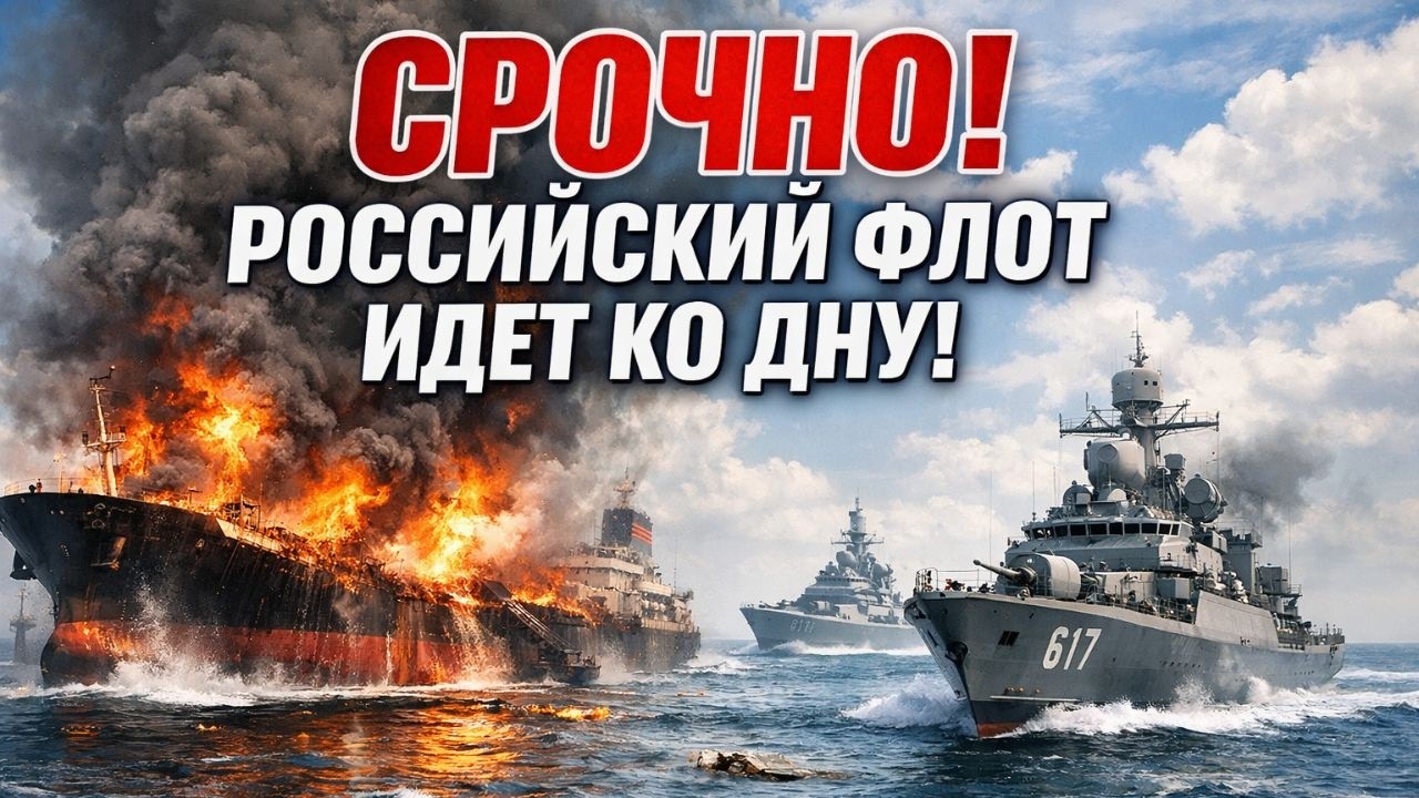 ЖАРА! Затоплен иранский корабль! Уничтожен российский танкер! Подбито пять короблей в Новороссийске!