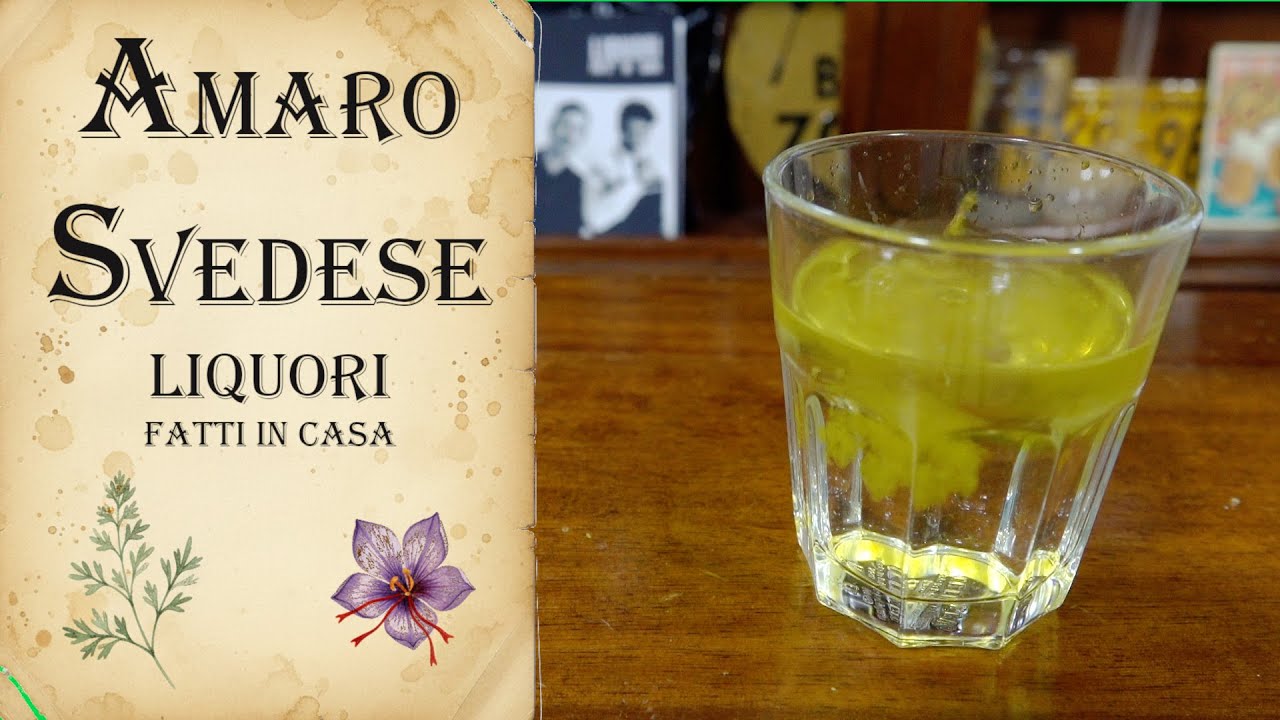 Amaro curativo. Amaro Treben. Amaro Svedese. Liquori fatti in casa.