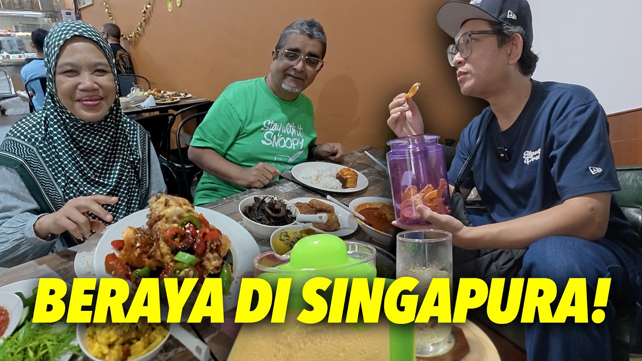 First Time Beraya Di Rumah Orang Singapura!