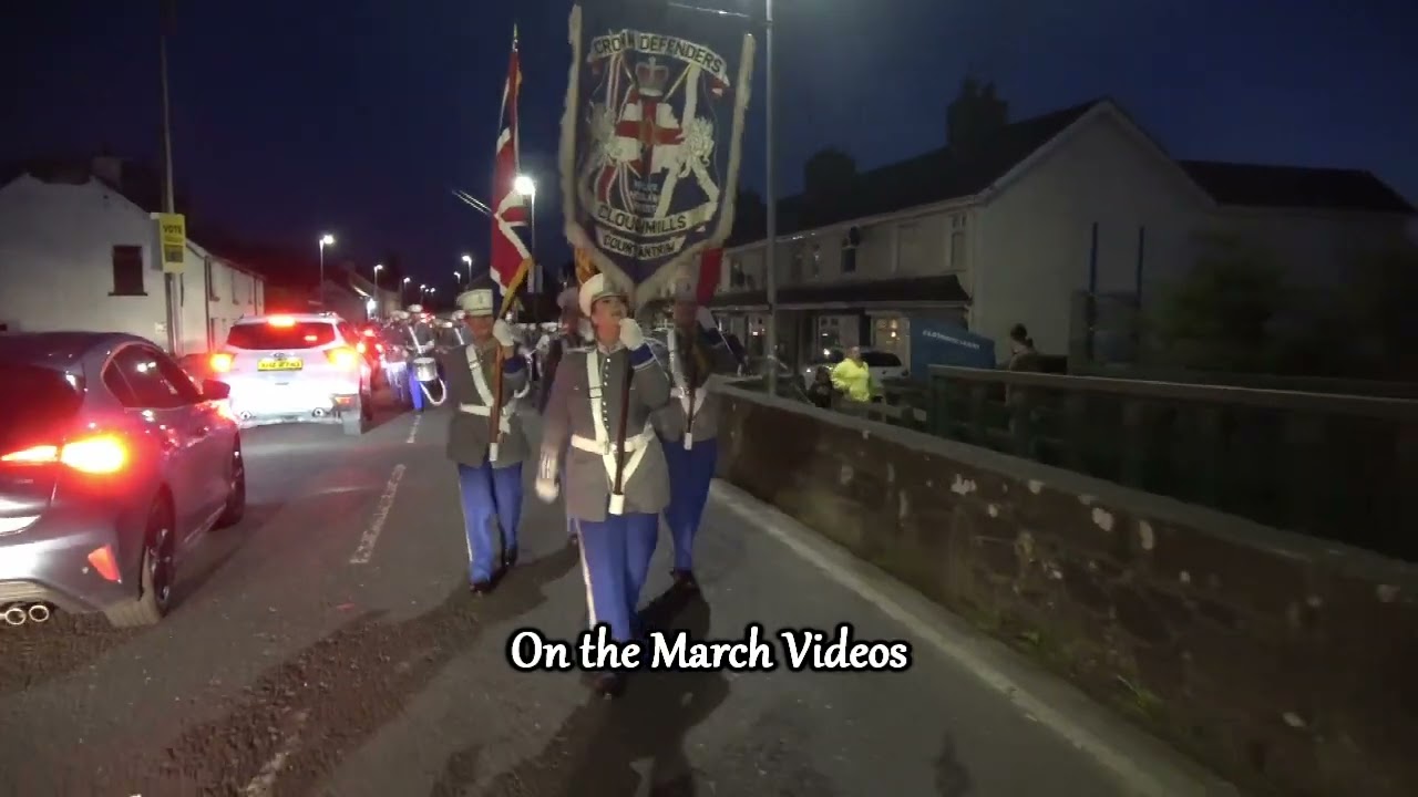 Crown Defenders Cloughmills @ their own parade 2022