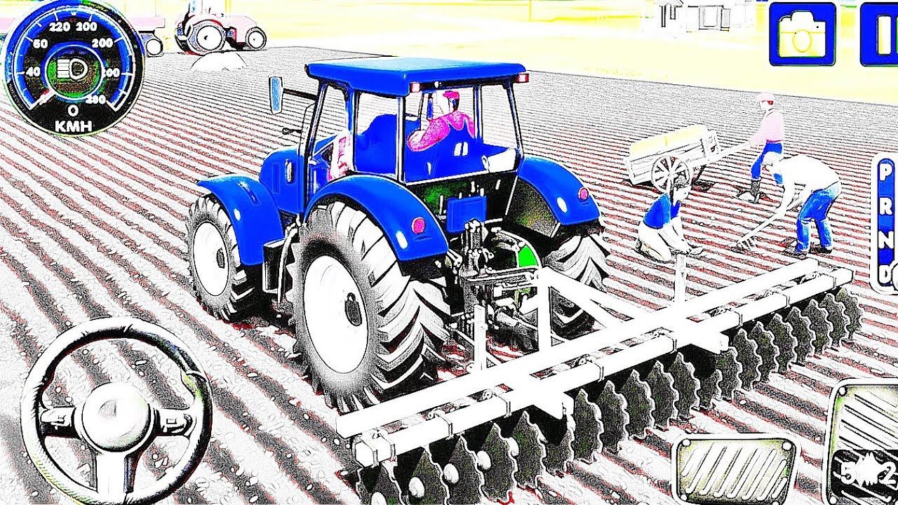 Tractor Farming Game Mission 🚜 | Connect Water Machine & Complete Objective | Farming Simulator 