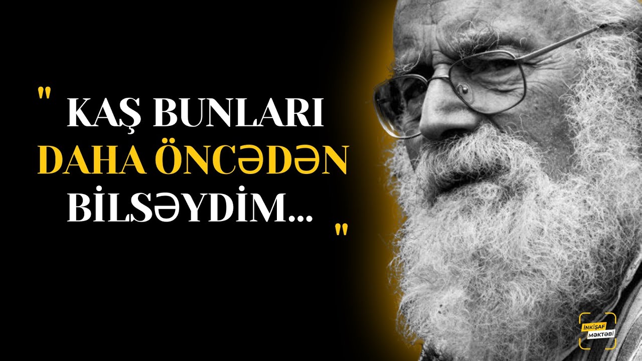 10 İL SONRA PEŞMAN OLMAQ İSTƏMİRSƏNSƏ BUNLARI ET!!! - Şəxsi inkişaf və Motivasiya videoları