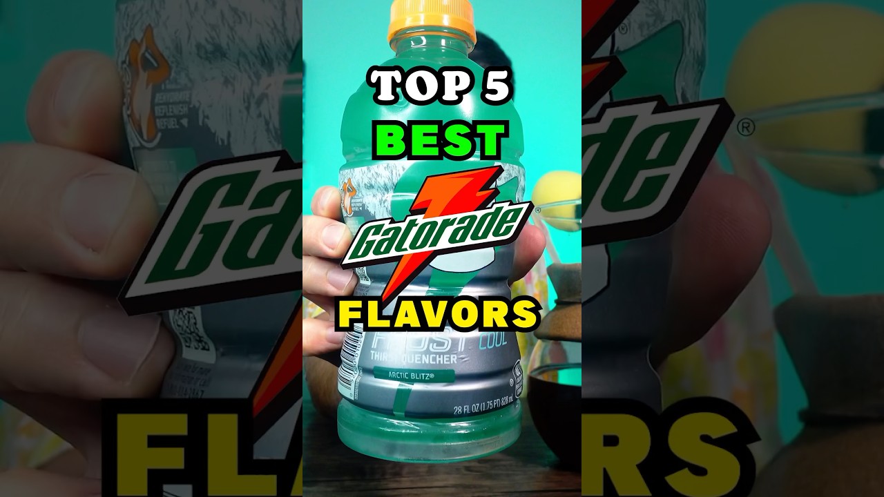 5 ЛУЧШИХ ВКУСОВ Gatorade!