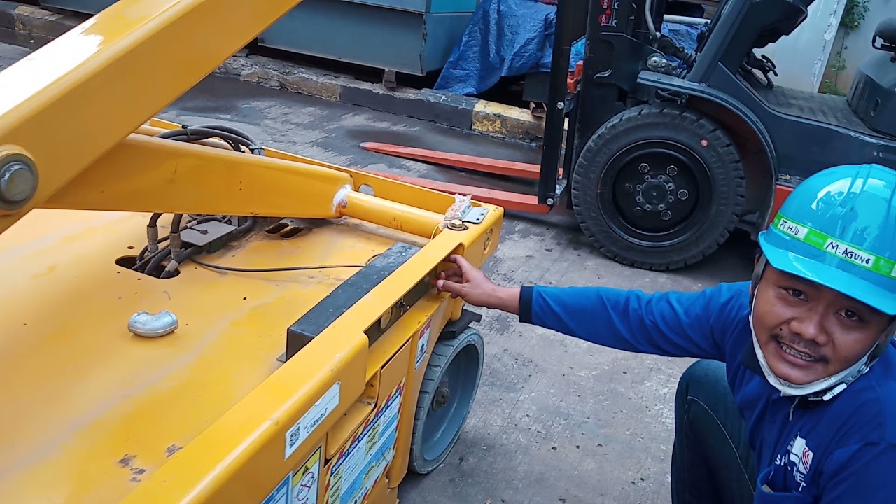 review - Cara pengoperasian SCISSORLIFT HAULOTTE - Bersama bapak haji Gaung