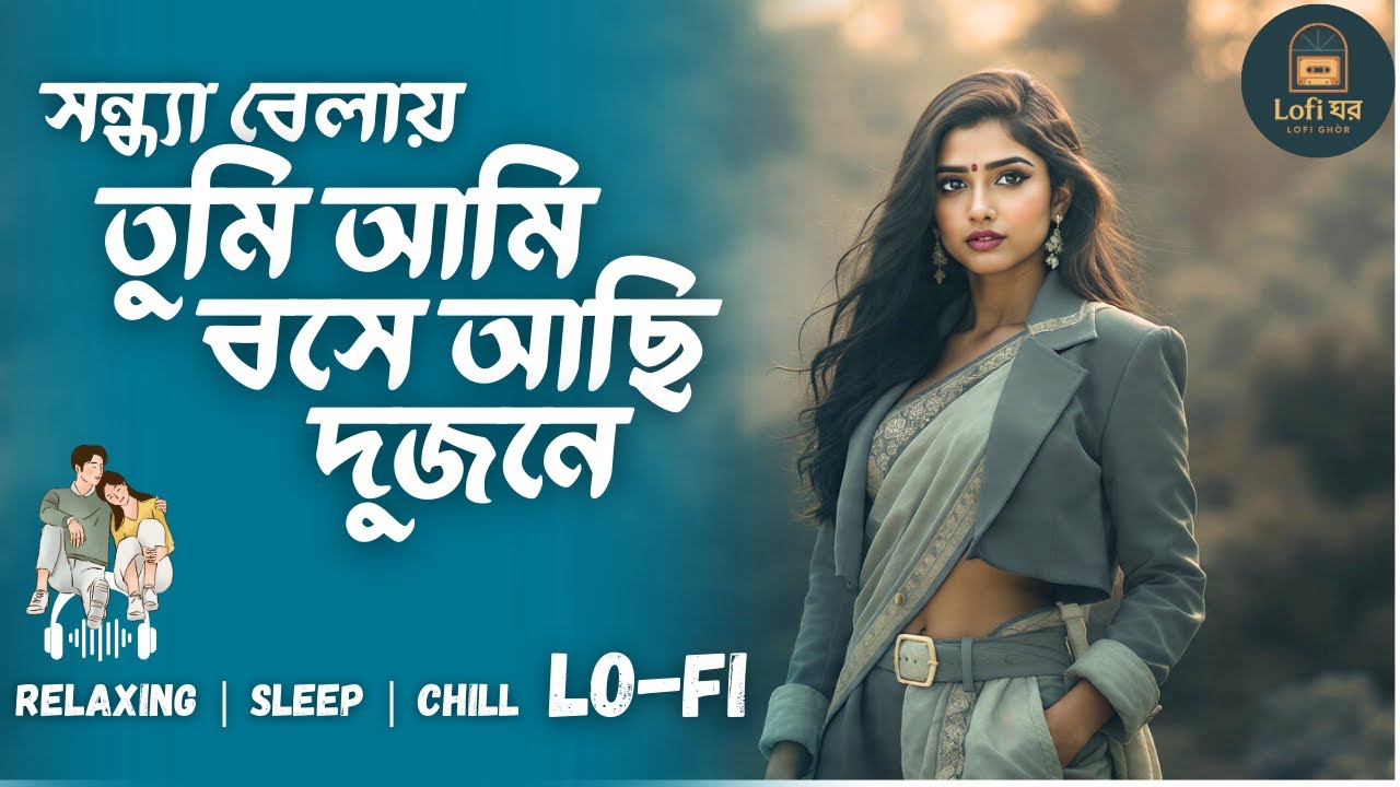 সন্ধ্যা বেলায় তুমি আমি - Sandhya Belay Tumi Ami | Bengali, Relaxing, Chill Vibes Lofi | lofi Ghor