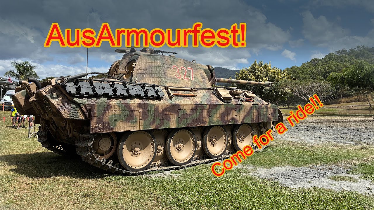 Hot Laps at AusArmourfest 2025! Tank gridlock!!