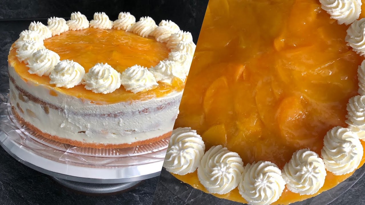 Pfirsich-Maracuja-Torte 🥰♥️ Seftali-Maracuja-Pastasi 🥰♥️