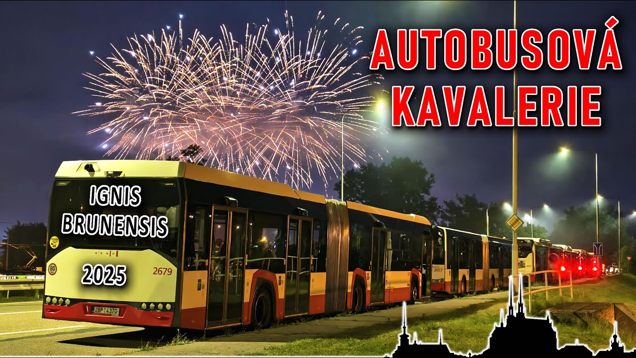 Posila linky 50, problém dostat se na Rakoveckou a N98 - IGNIS BRUNENSIS 🚌 Cab view bus Brno