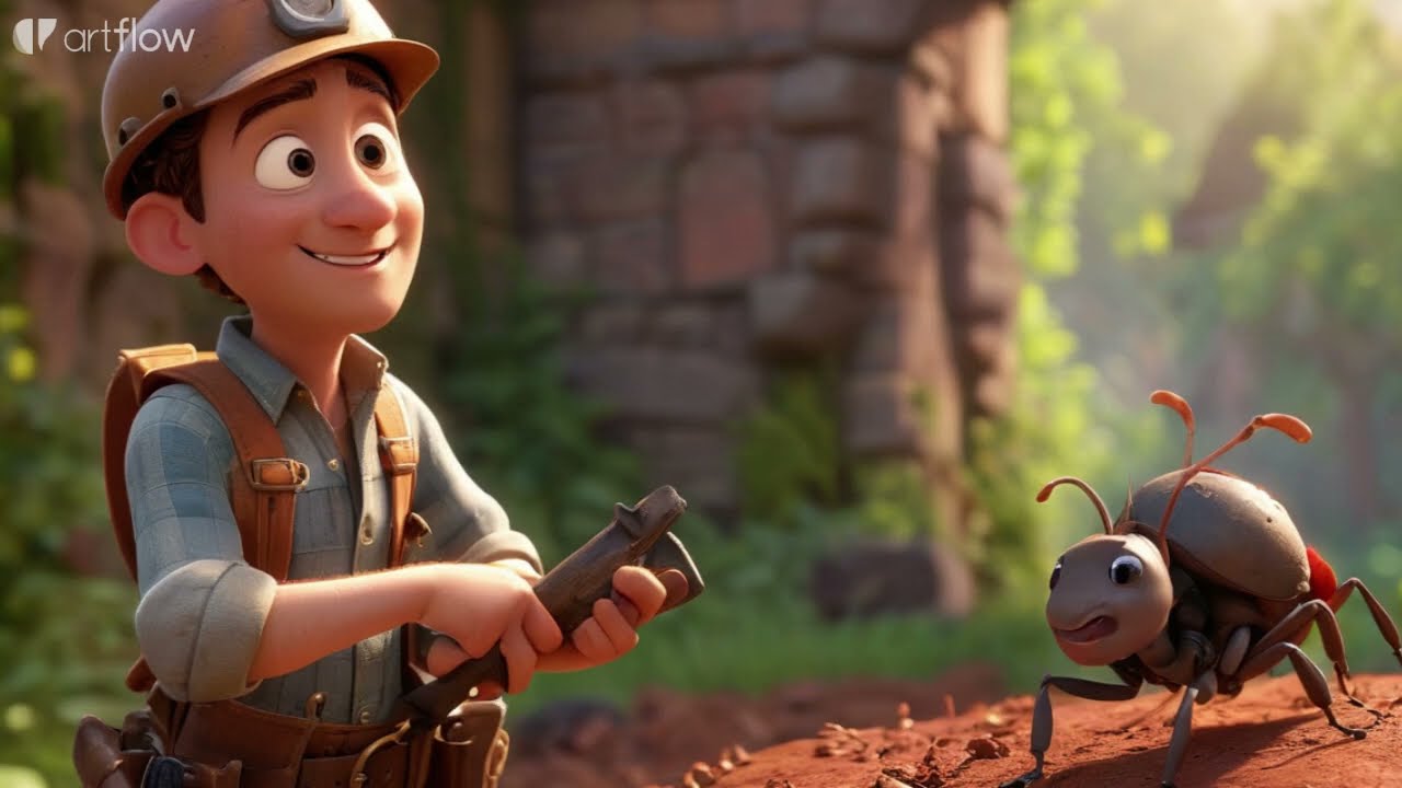 Ants Build Castle | Kids Story | Learn English