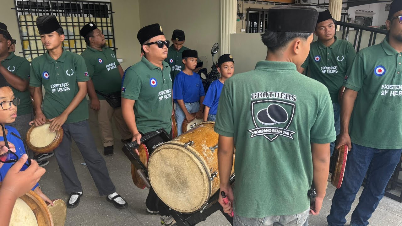 Brothers Kompang | Undangan Majlis Perkahwinan Taman Sutera #simpangrenggam #kompang 