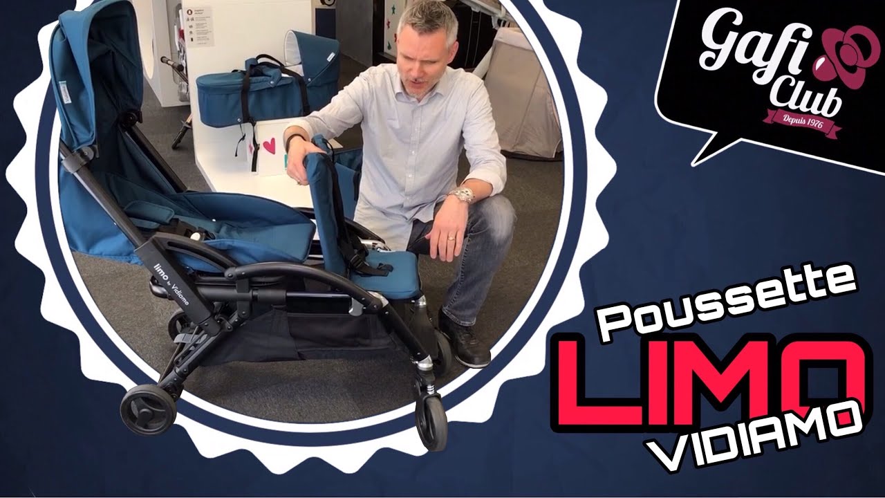 Vidiamo Limo poussette simple ou double Française