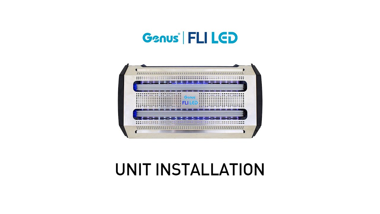 Genus® Fli LED - Fly Trap - Unit Installation