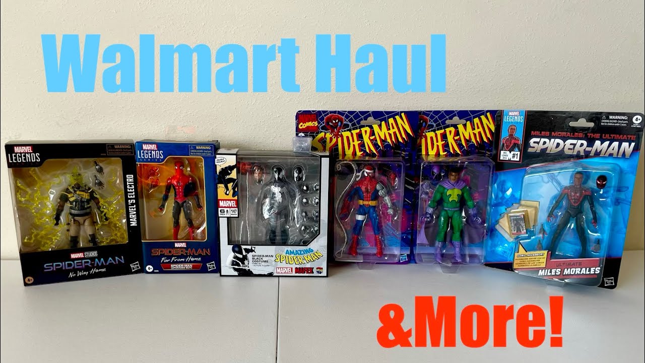 Wednesday Walmart Haul & Mafex Spider-Man!