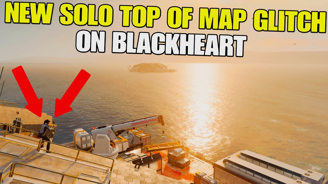 Black Ops 7 Glitches New Solo Top of Map Glitch on BLACKHEART on Bo7, Glitch Spots, Bo7 Glitches
