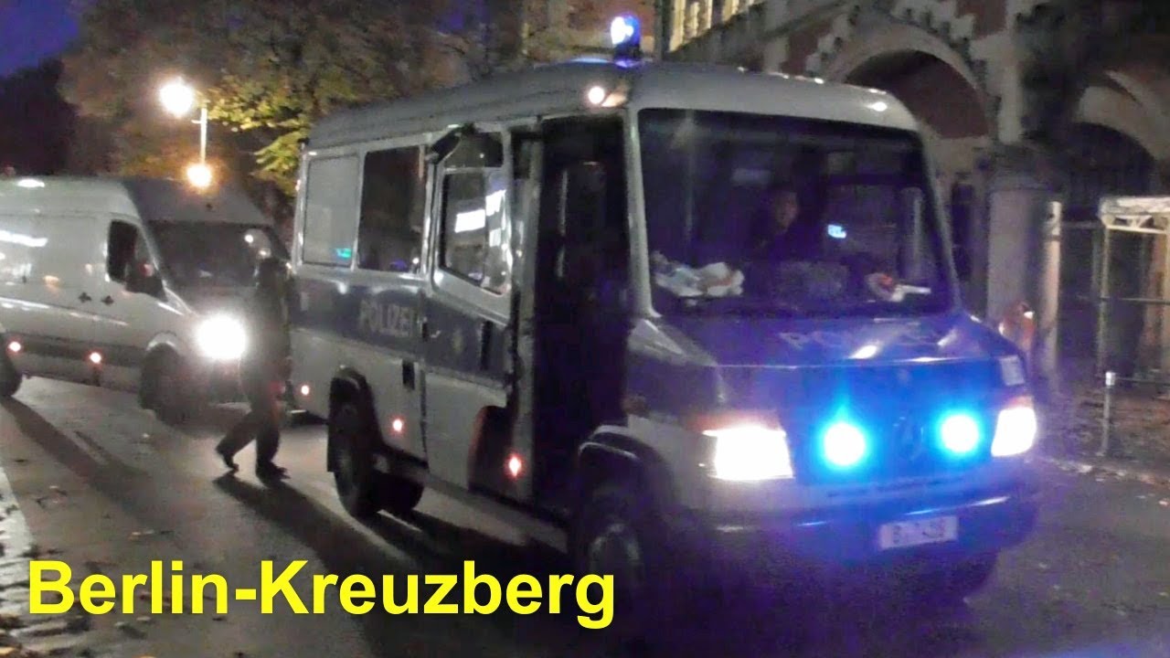 Ausschreitungen in Berlin-Kreuzberg -► 