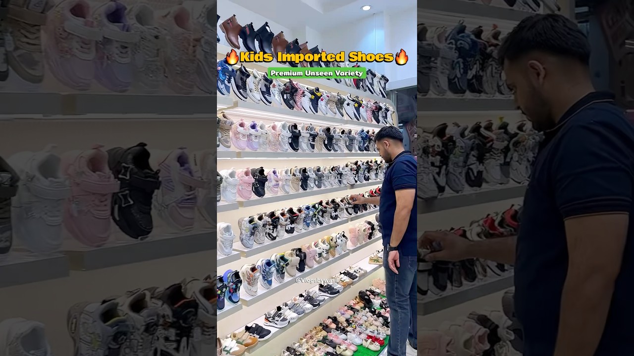 Kids Imported Shoes😍🤯 #boysshoes #kidsshoes #kidsfootwear #karolbaghmarket #girlsshoes #shorts