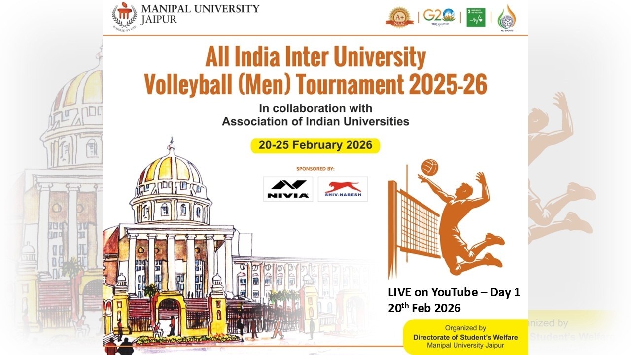 ALL INDIA INTER UNIVERSITY TENNIS (MEN)TOURNAMENT 2025–26 I MANIPAL UNIVERSITY JAIPUR I 17-21 JAN 25