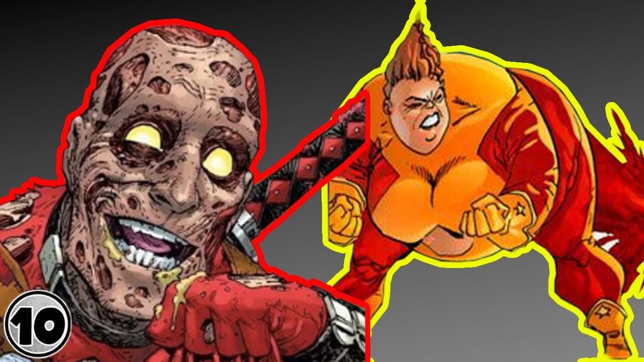 Top 10 Superheroes With Disgusting Super Powers