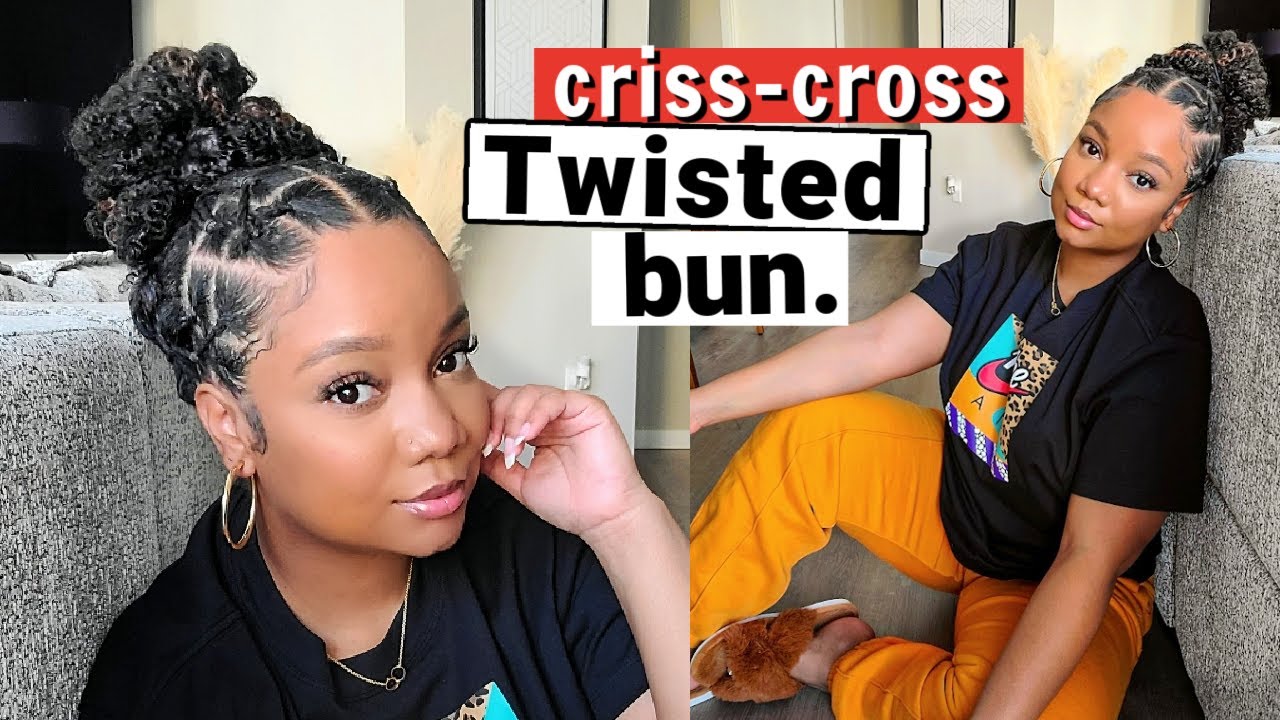 TRENDING CRISS-CROSS TWISTED BUN 🔥 | VACATION BRAIDS LESS THAN 3 HOURS | ft. Shake-n-go