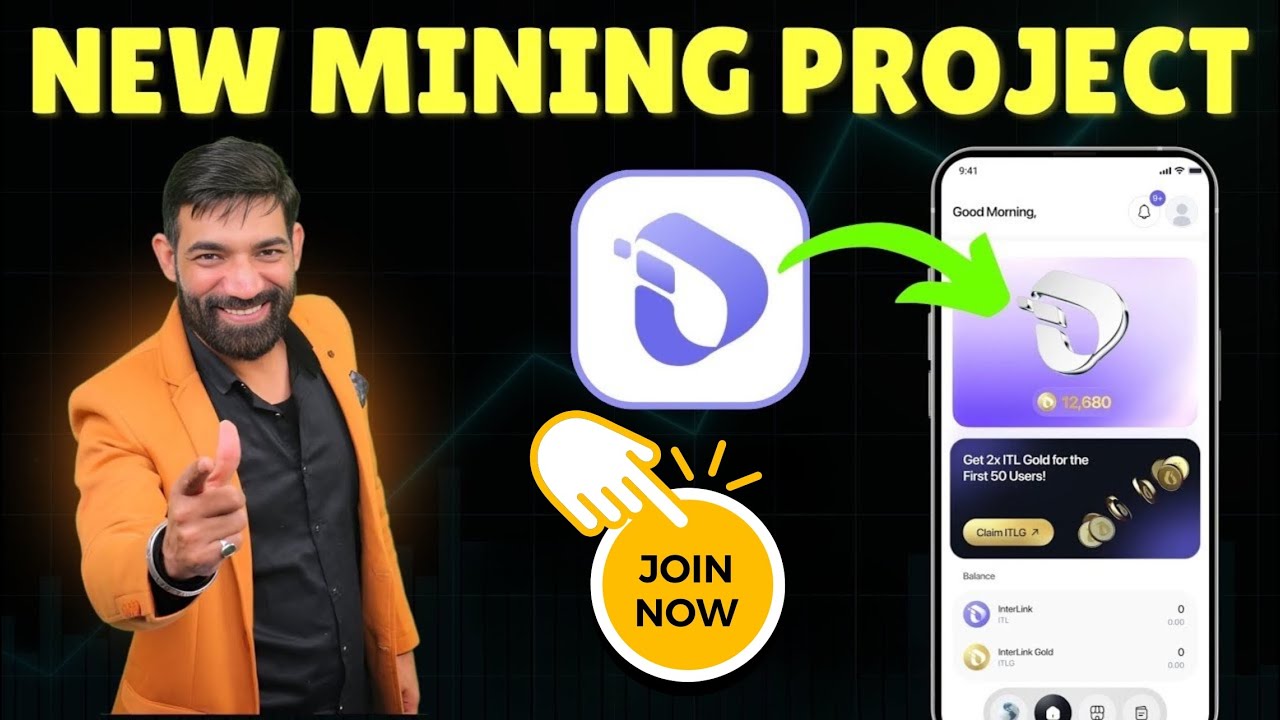 New Mining App | Trending Mining Platform | InterLink | Inter Link Mining App | InterLink Network