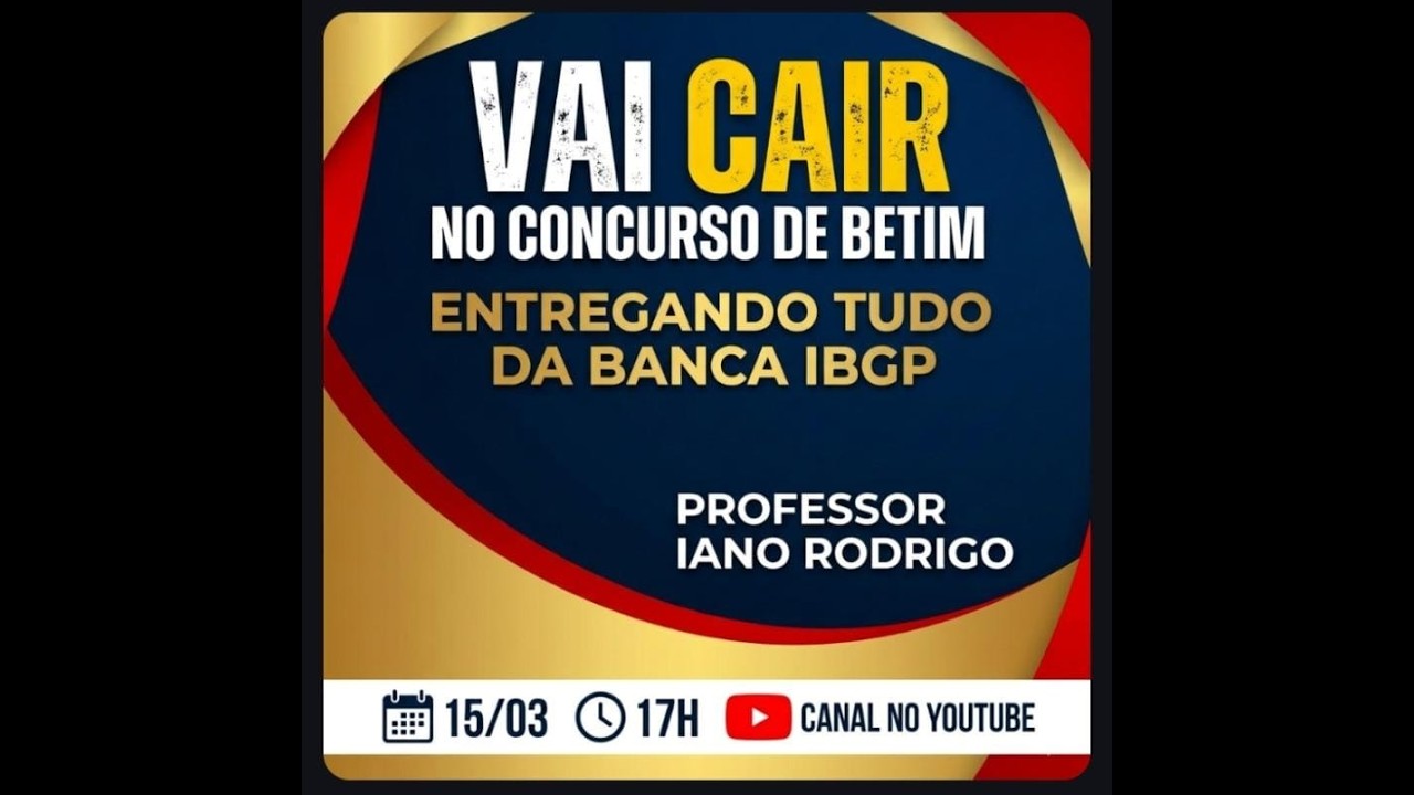 MARATONA PARA BANCA IBGP