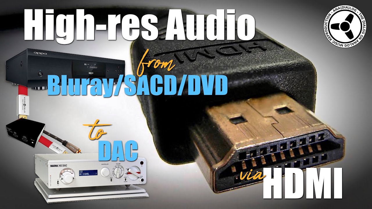 Как отправить звук высокого разрешения с проигрывателя Bluray/SACD/DVD на ЦАП через HDMI