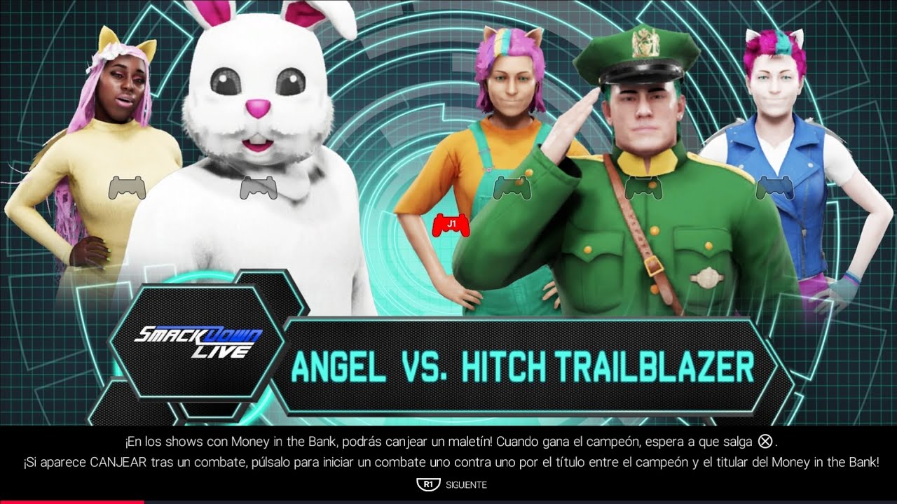 WWE 2k19 Angel vs Hitch Trailblazer