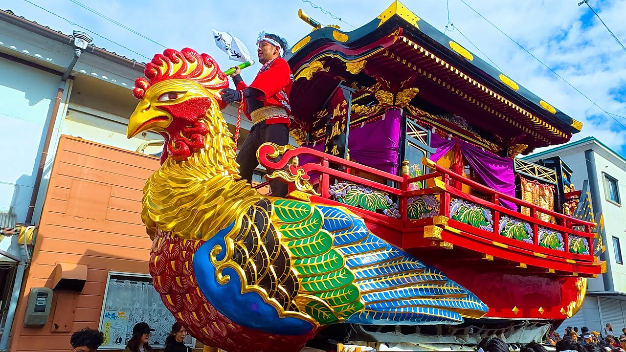 🔥A Firebird on the Streets: The PHOENIX Float of Karatsu Kunchi. 4K UHD
