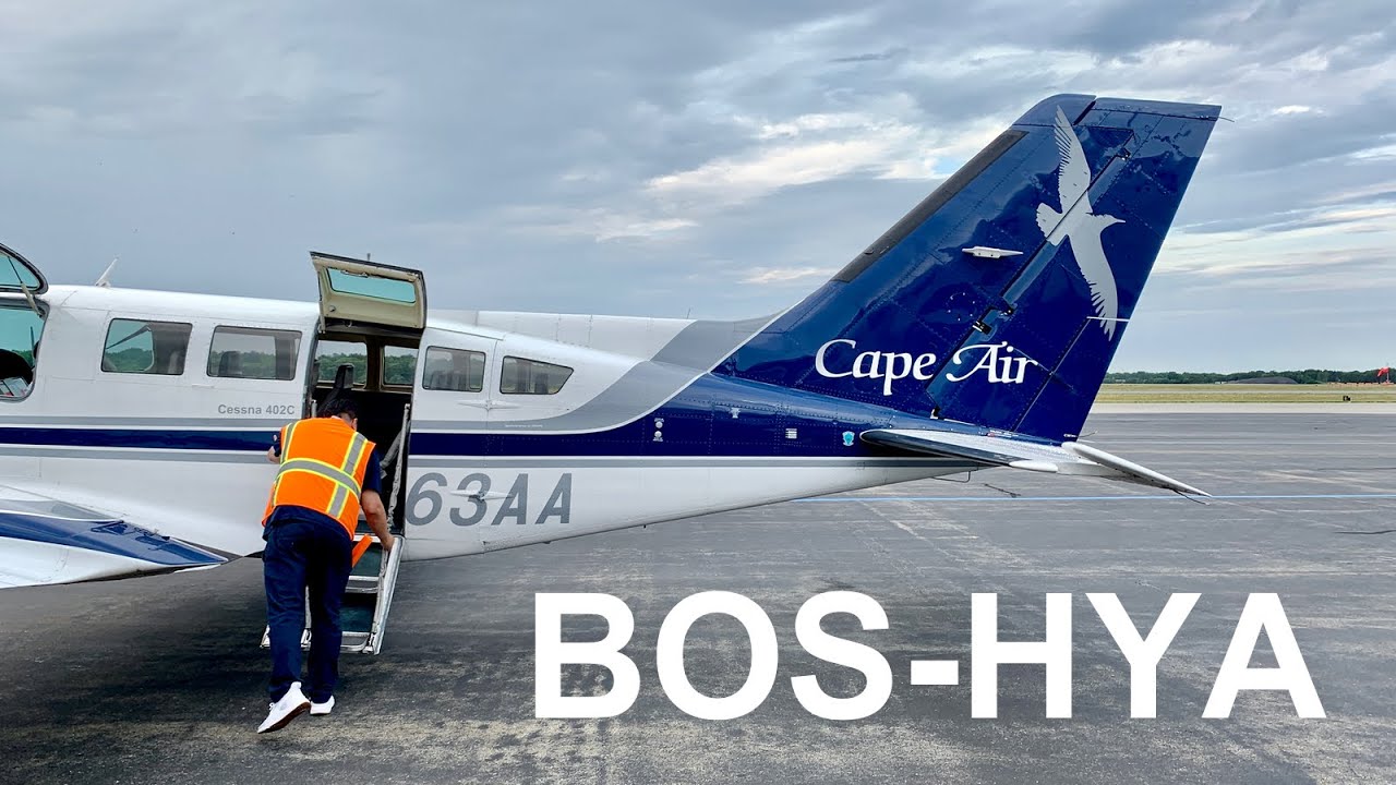 CAPE AIR Adventure – Cessna 402C – Boston Logan to Hyannis, MA – 4K
