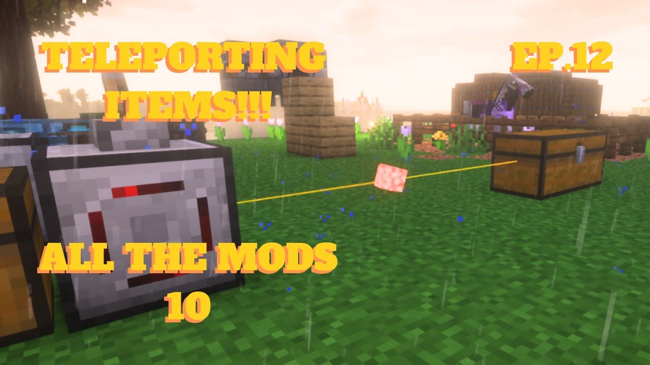 Minecraft All The Mods 10 – Beginning Modular Routers & Base Logistics (Episode 12)