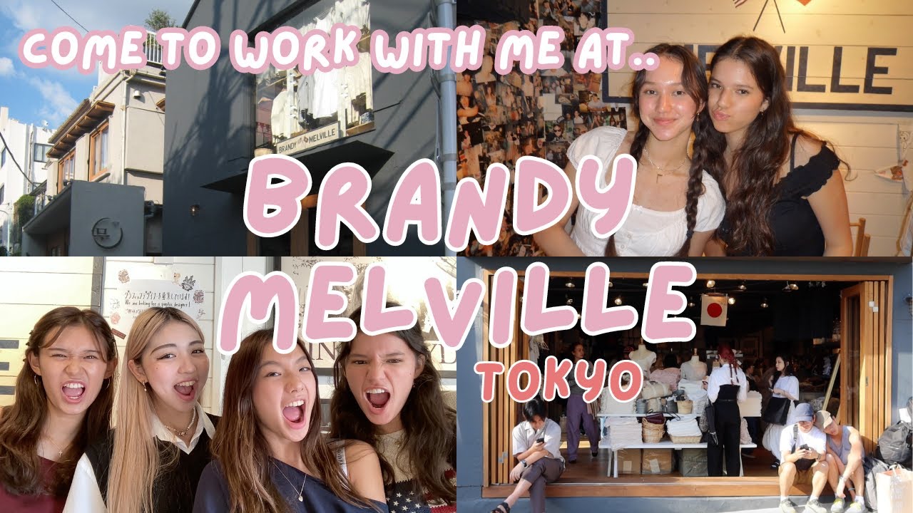come to work with me at brandy melville tokyo! | day in the life of a brandy worker