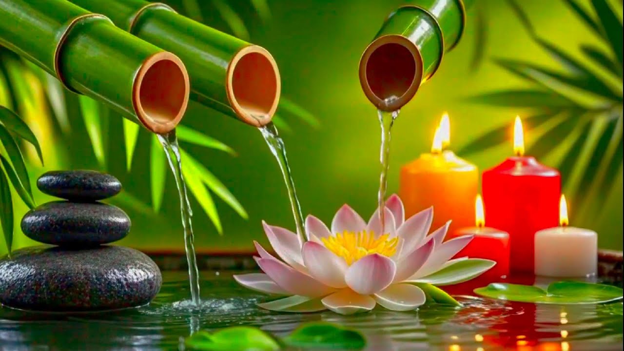 Relaxing Sleep Sounds and Water Music 🌿 Insomnia Anxiety Relief Naturally