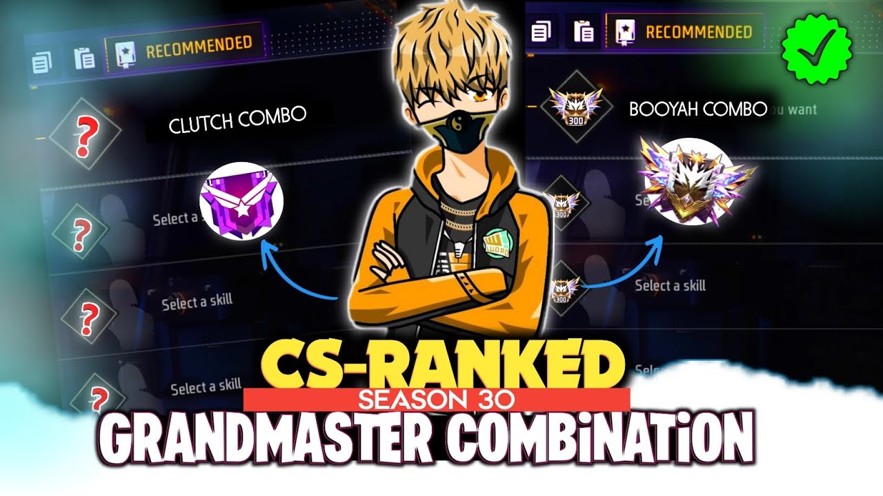 Cs Rank character Combination 2025 | Best character combination Free Fire | Season30 #Freefire
