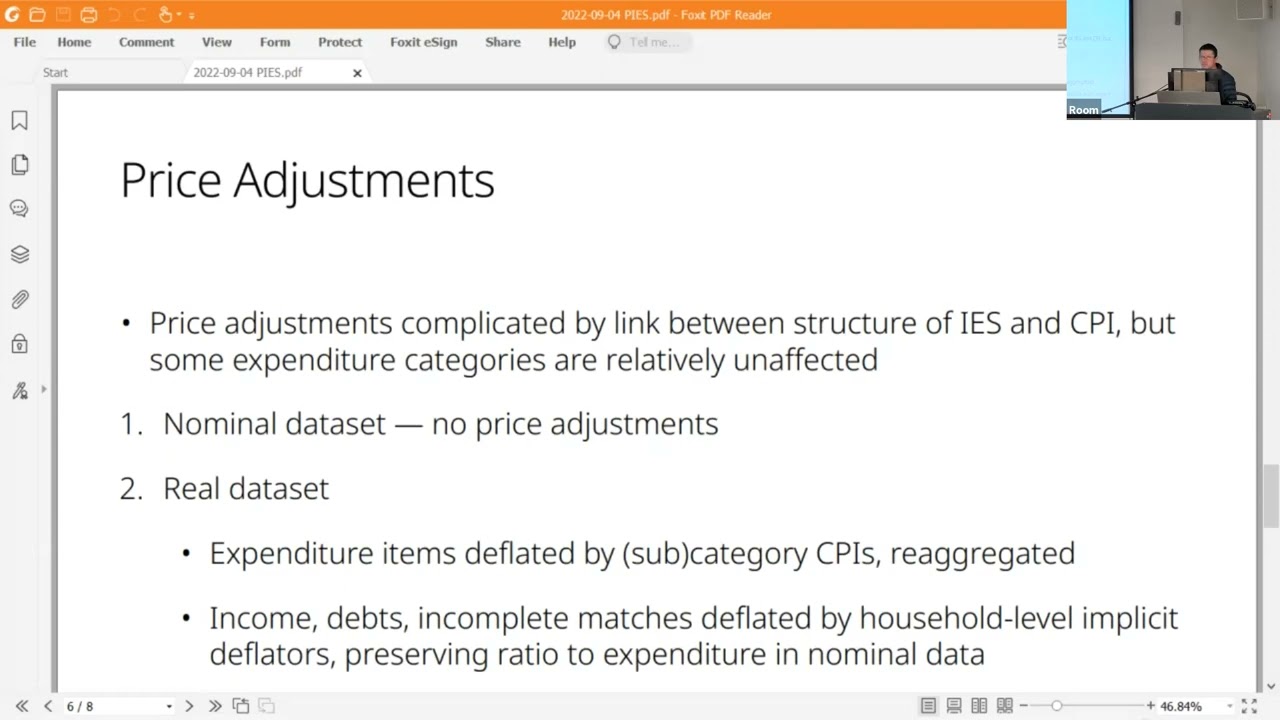 15 years of the Data Quality Programme:  Session 4, Incomes Expenditures