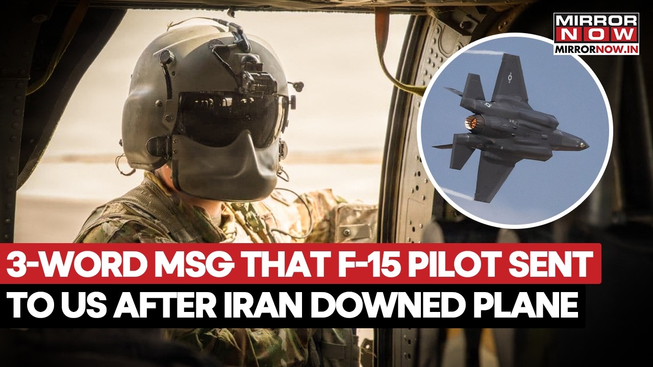 'God Is Good': Trump Reveals 3-Word Message From US Pilot That Triggered Fears Of An Iranian Trap
