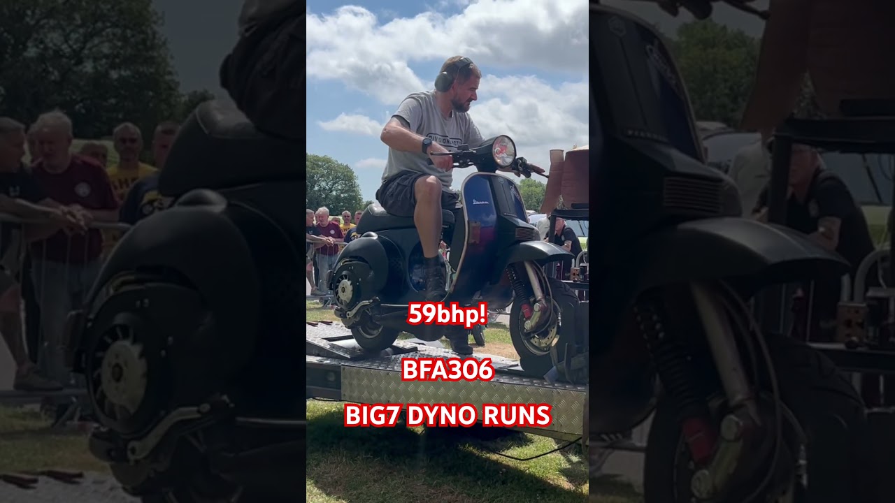 INSANE 59BHP VESPA BFA306 &ndash; Dyno King of BIG7 2025! 🔥