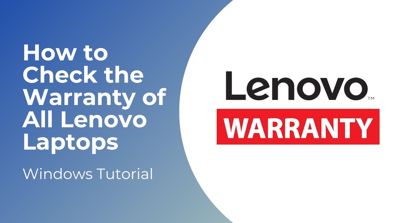 How to Check the Warranty of All Lenovo Laptops/Ideapad/Notebook