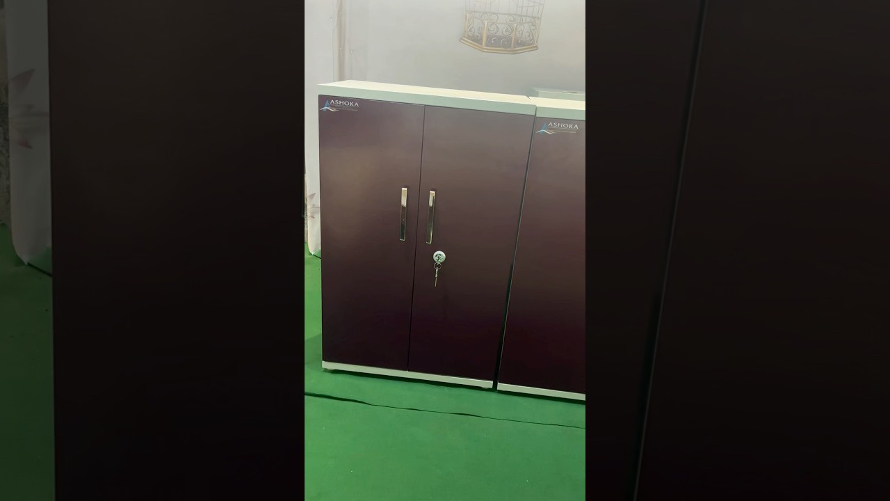 Almirah 2 door  small #furniture #almari #almirah #steelfurniture #viral #trending #woodenalmari