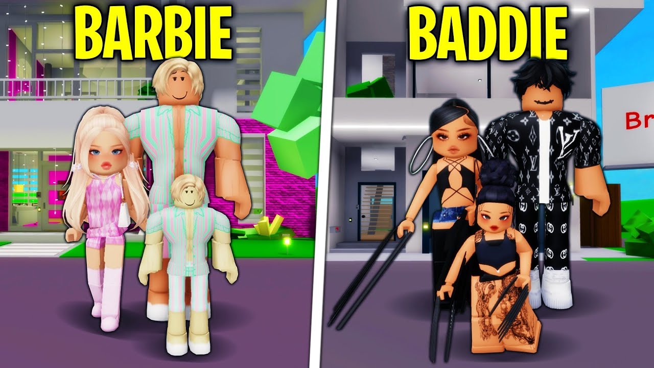 BADDIE vs BARBIE PORODICA U BROOKHAVENU! Roblox RP
