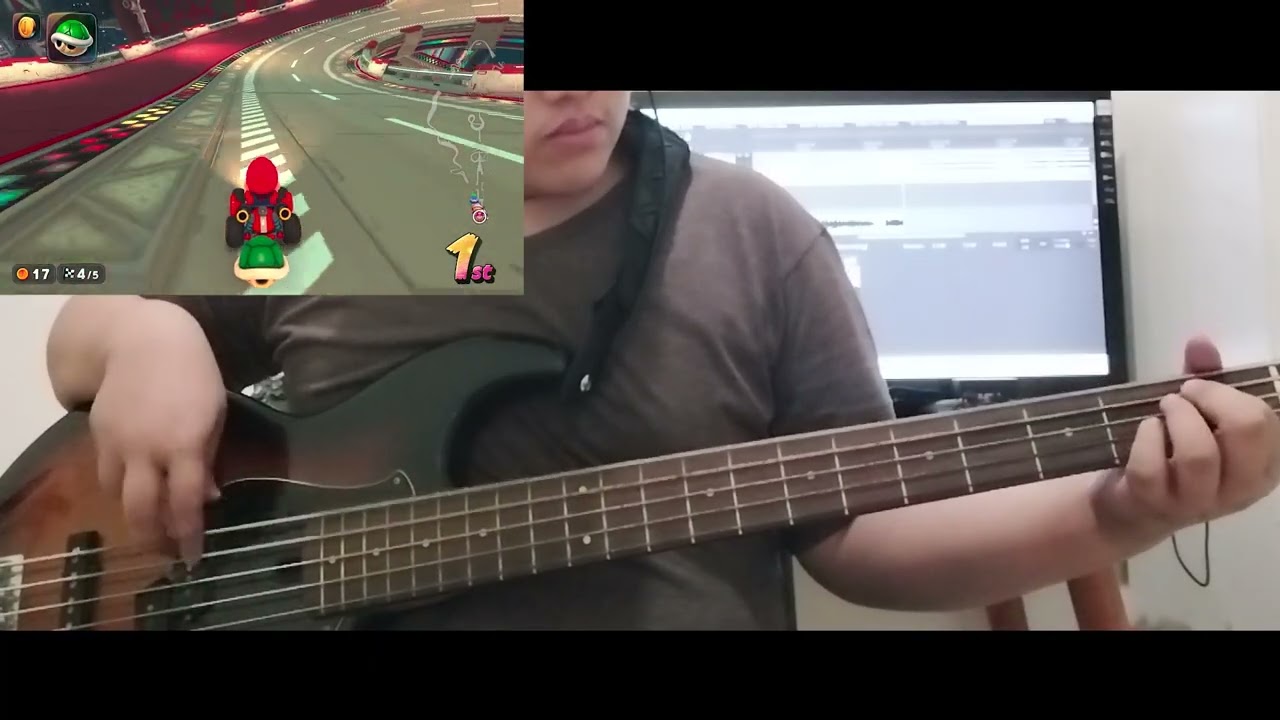 Rainbow Road (Mario Kart World) - A Bass Cover Attempt