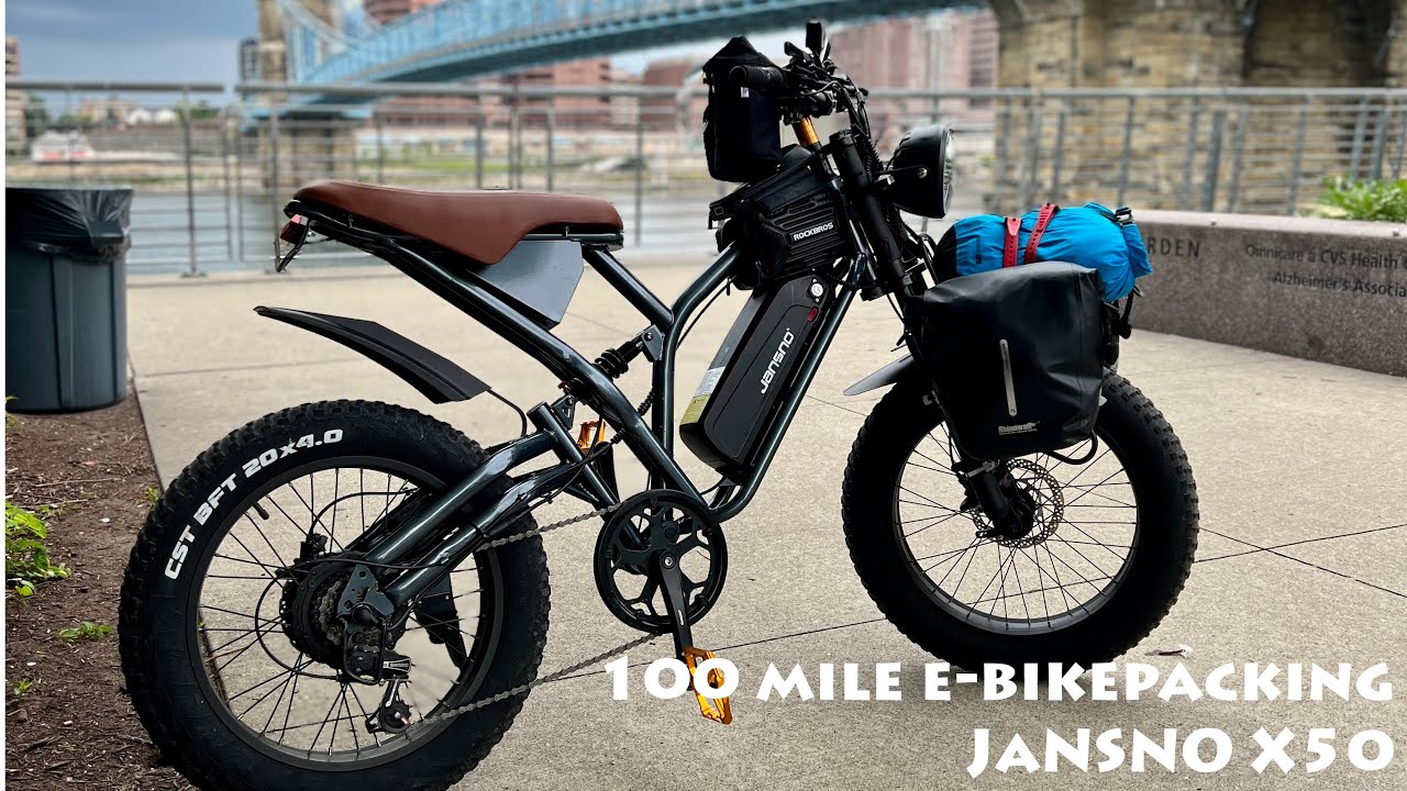 Epic 100 Mile E-Bike Adventure: 3 Days Bikepacking on the Jansno X50!