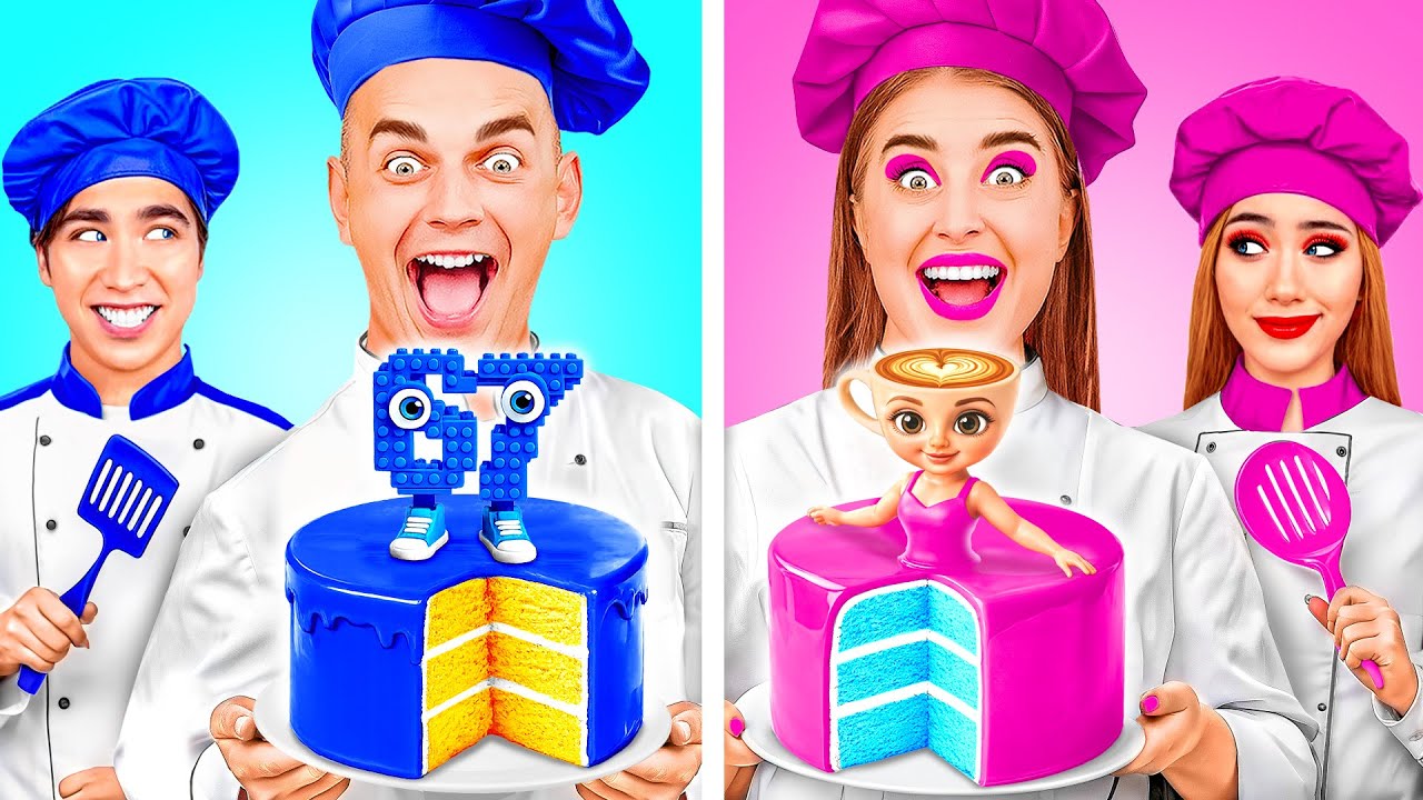 Кулинарный Челлендж: Мальчики VS Девочки | Смешные Кухонные Войны от Crazy DO