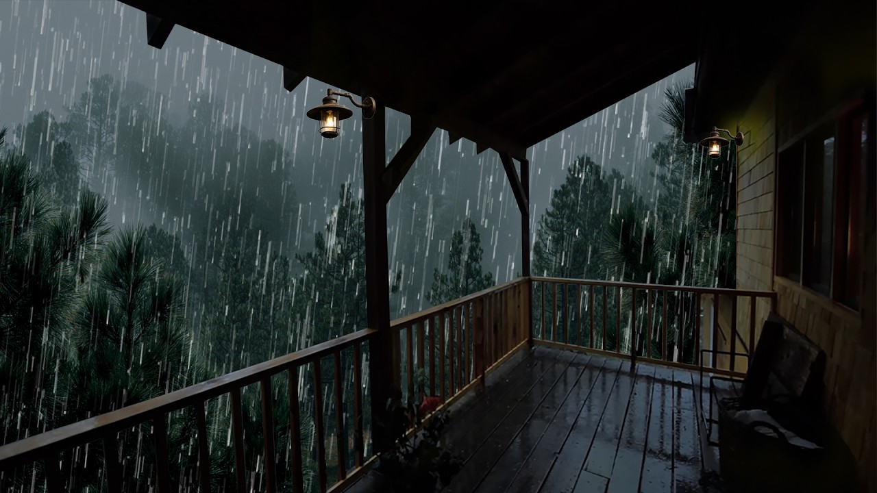 Lluvia Relajante Para Dormir - Sonido de Lluvia y Truenos - Rain Sound for Sleeping ASMR 234