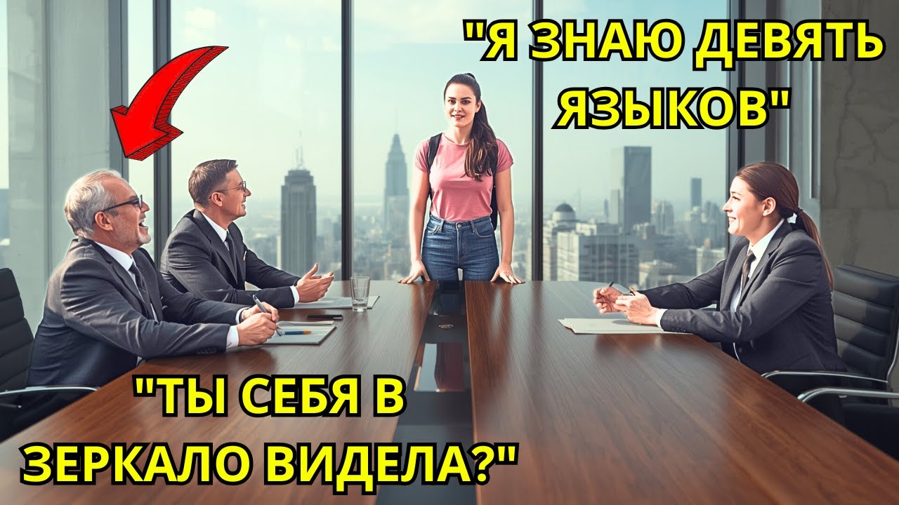 Девушка с гордостью сказала: „Я знаю девять языков“… Миллионер засмеялся и замер